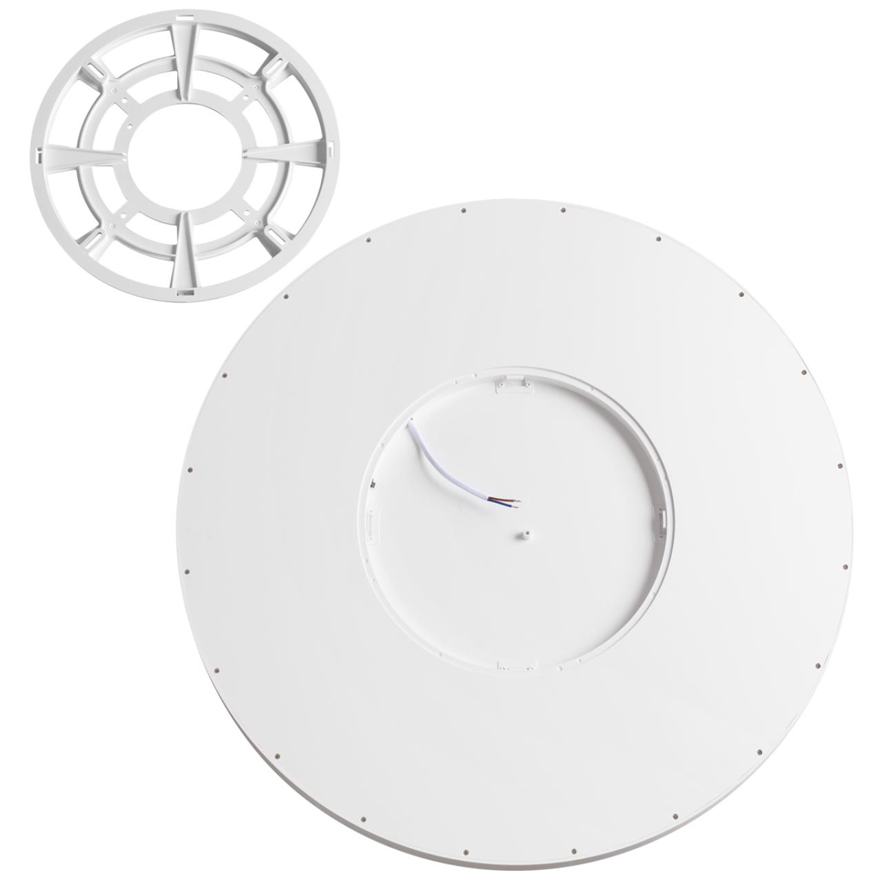 Cветильник 49,5*2,5 см, LED 40W, 3000/4000 К, IP40, белый, пластик Sonex Alfa White, 7659/40L