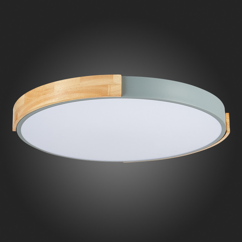 Светильник 50 см, 40W 3000K/4000K/6000K EVOLUCE DELIA SLE201372-01 Серый, Светлое дерево