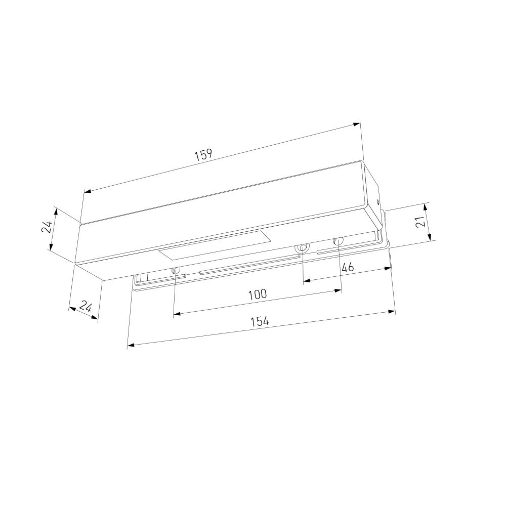 Подсветка для лестниц 40163/LED 4000К черный IP65 40163/LED Elektrostandard Rise 4690389219030, a071941