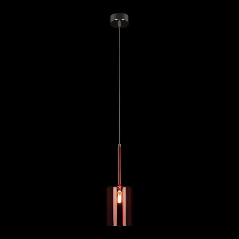 Подвесной светильник 10 см, 1*G4*5W хром Loft It Spillray 10232/C Red