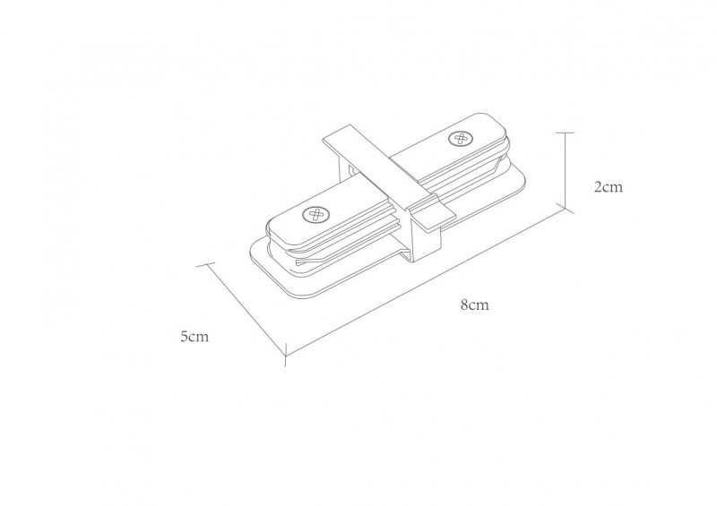 Коннектор для шинопровода Arte Lamp TRACK ACCESSORIES A130133 белый