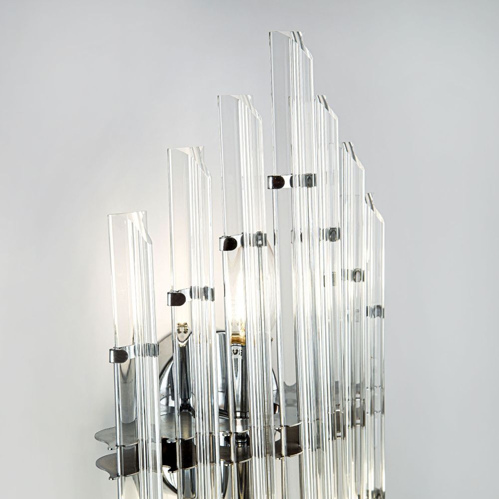 Бра 23*13*50 см, Е14 2x40W, Хром MODELUX ML.535.02 CR