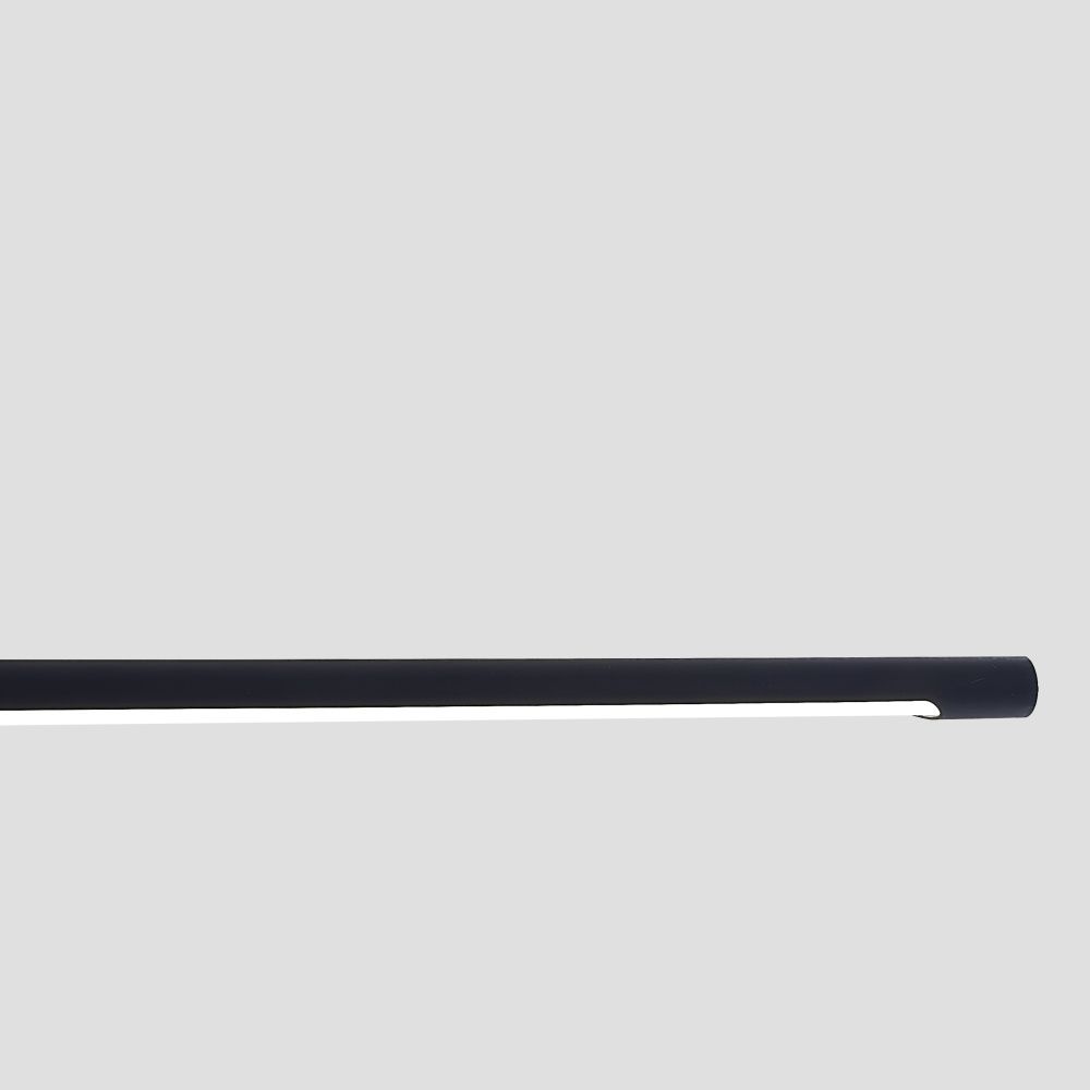 Подвесной светильник SUSPENSION CERCLE ET TRAIT – GRAPHITE SATINE L170 170*45*45 см, 1*LED*25W, 3000K, ImperiumLoft 40.1282-0, Чёрный