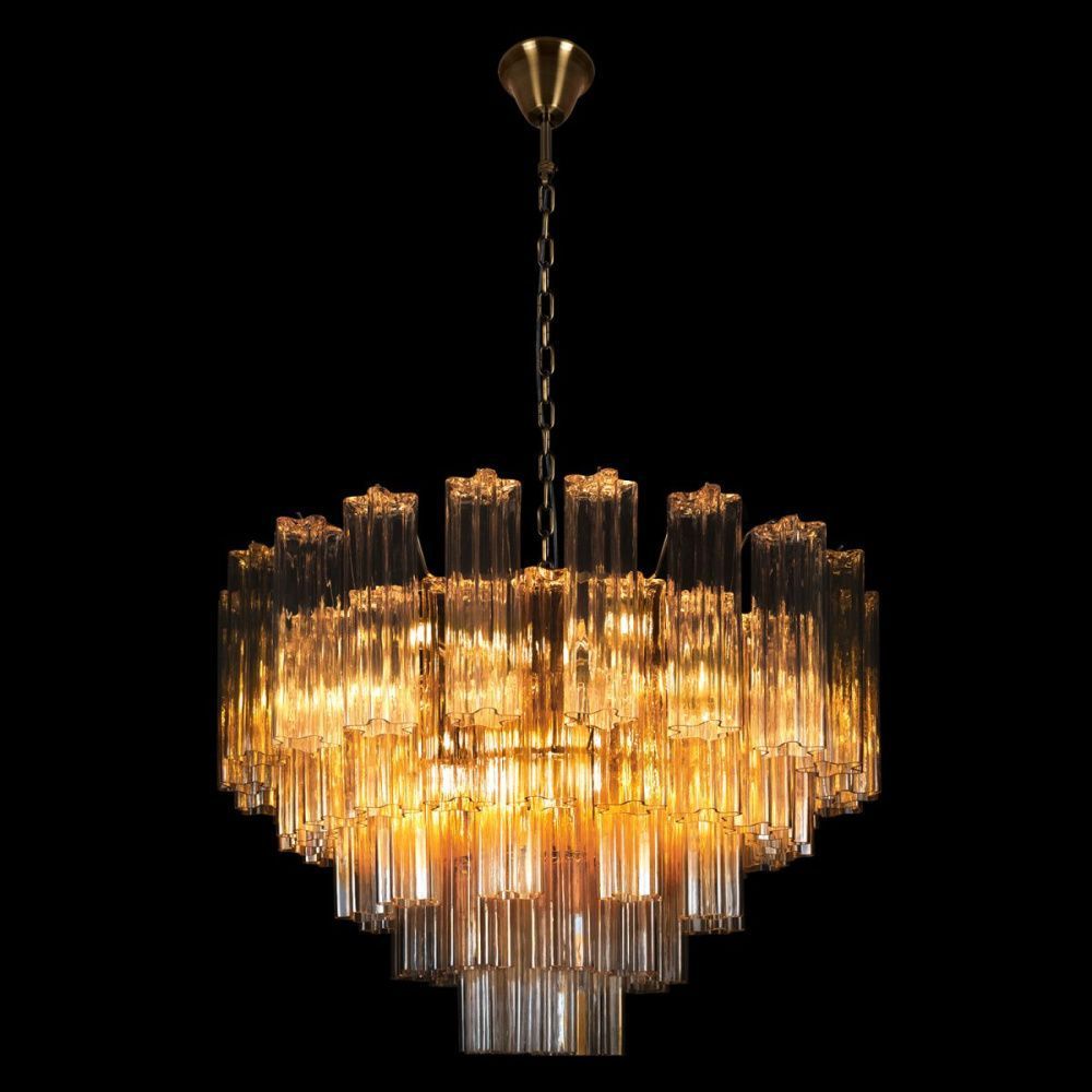 Подвесной светильник 80 см, Loft IT Murano 10580/800 Champagne, бронза