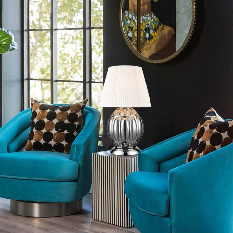 Настольная лампа  40*70 см, 1*E27 хром Vele Luce Helen VL4263N21