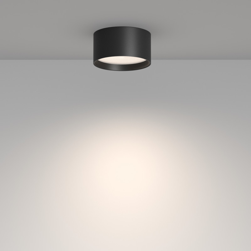 Светильник 12 см, 12W, 4000K, Maytoni Glare C091CL-12W4K-B, черный