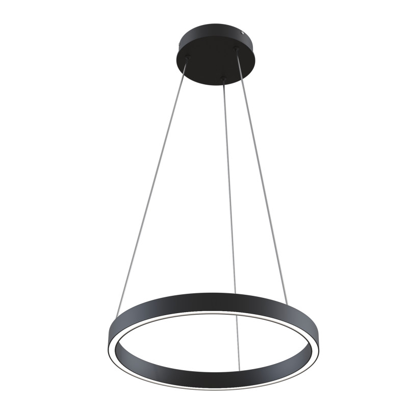 Подвесной светильник 40*127,5 см, LED, 24W, 2600К-3500К, Maytoni Rim MOD058PL-L22BK латунный