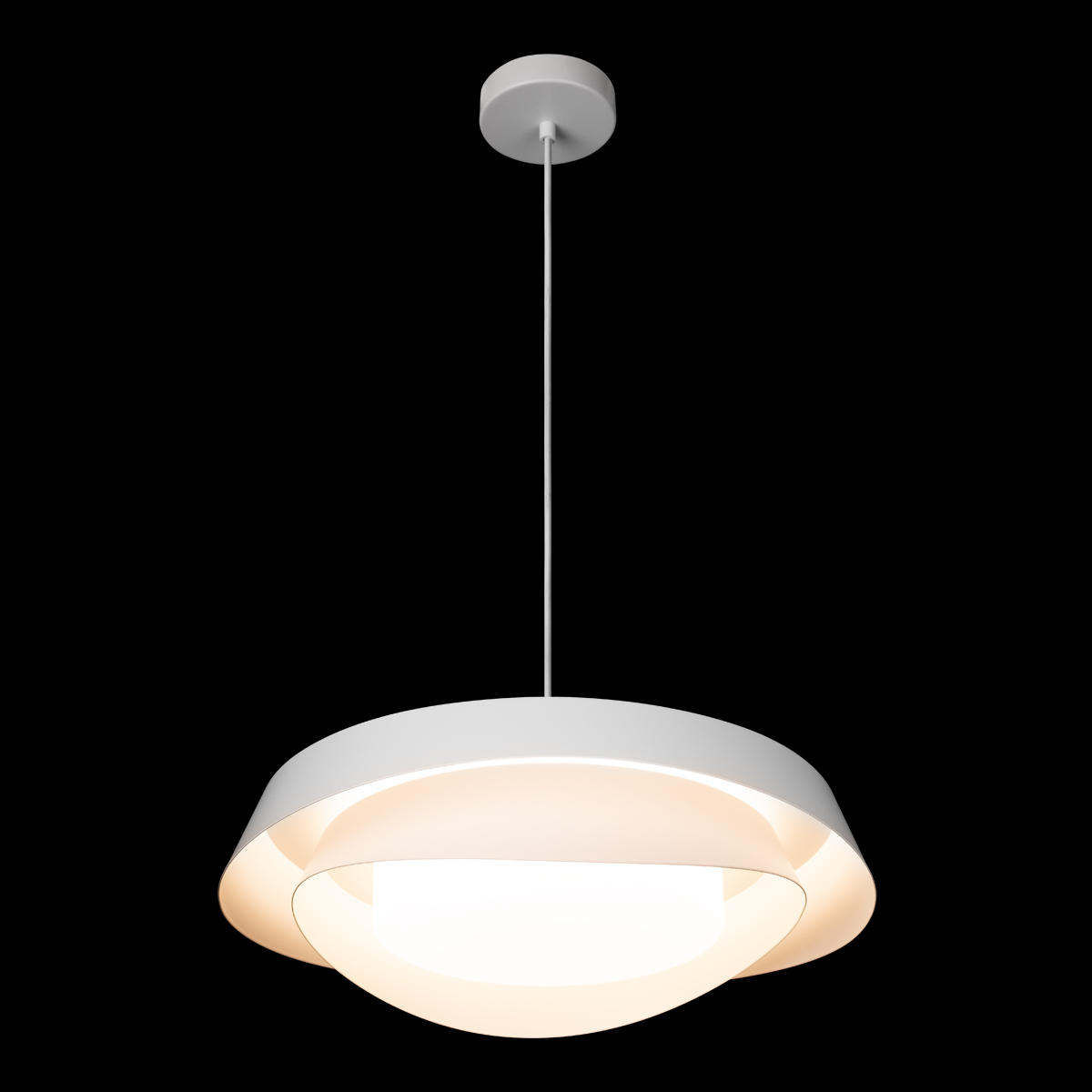 Подвесной светильник 48*20/300 см, 1*LED*30W 4000K LOFT IT Petale 10256P White белый