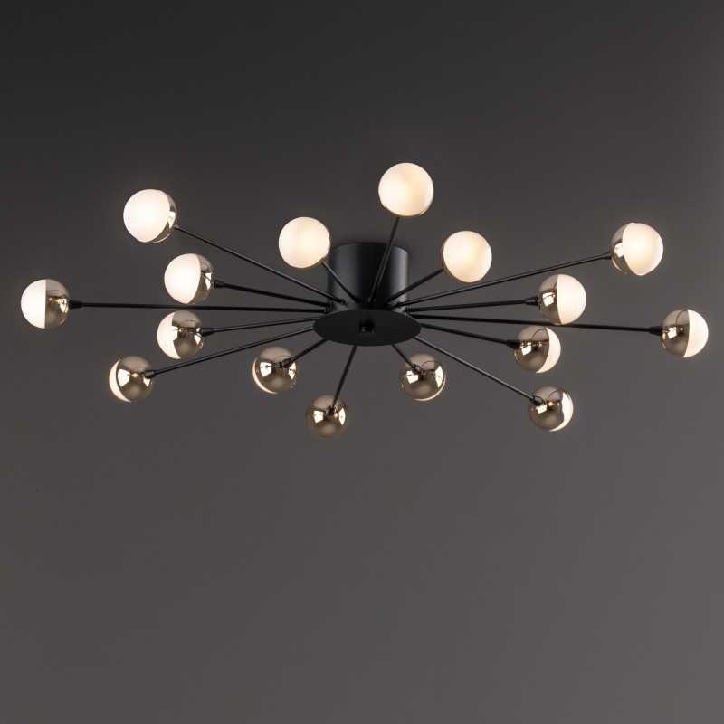 Светильник 84 см, Freya Celebrity FR5242CL-16B, черный-золото