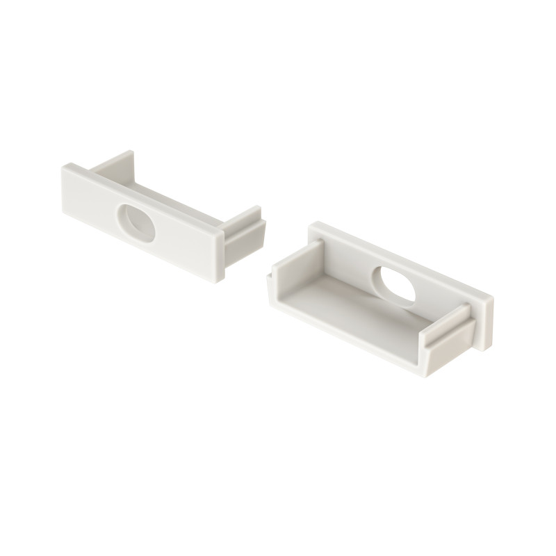 Комплект заглушек (для профиля ALM003S-2M) 10 шт.  6*24*10 мм Maytoni Led strip Хром ALM003EC