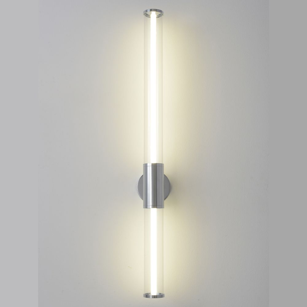 Светильник 82 см, 18W, 3000K, Crystal Lux LINEUP AP18W LED CHROME, хром