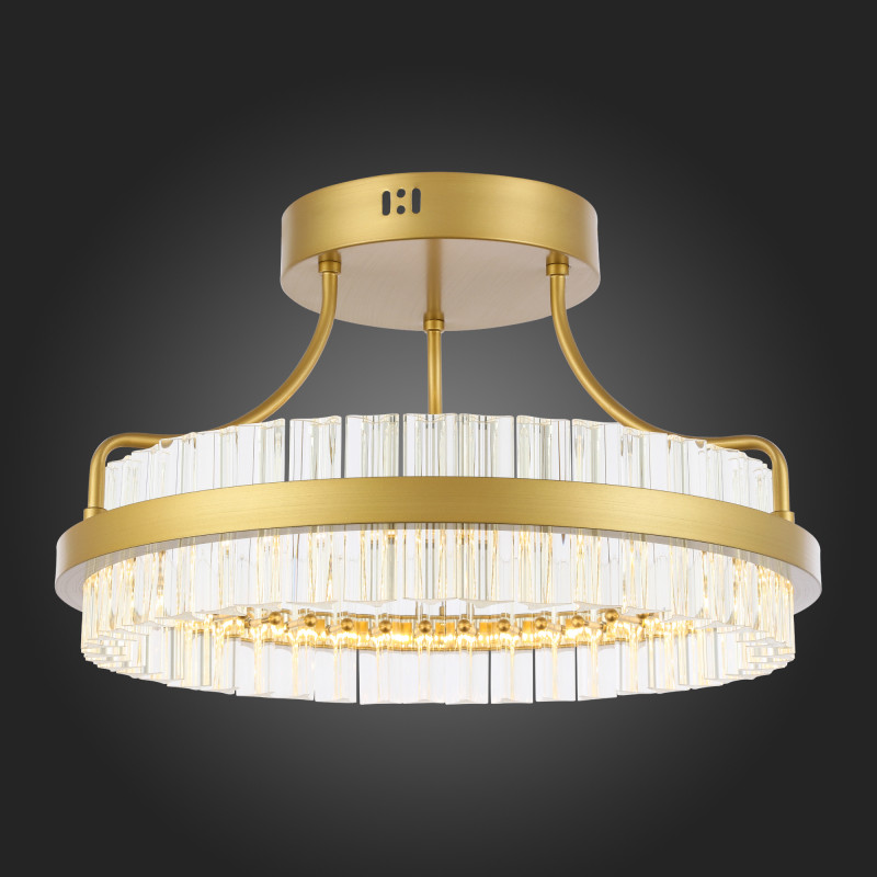 Светильник потолочный 46 см, 34W 3000K ST LUCE CHERIO SL383.202.01 Матовое золото