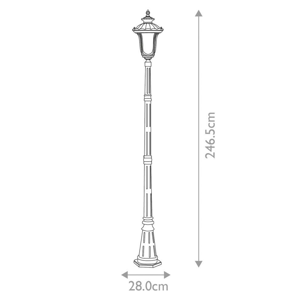 Фонарный столб Elstead Lighting, Арт. CC5-M-BK