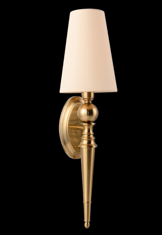 Бра 14 см, Crystal Lux PER AP1 BRASS/BEIGE Золотой