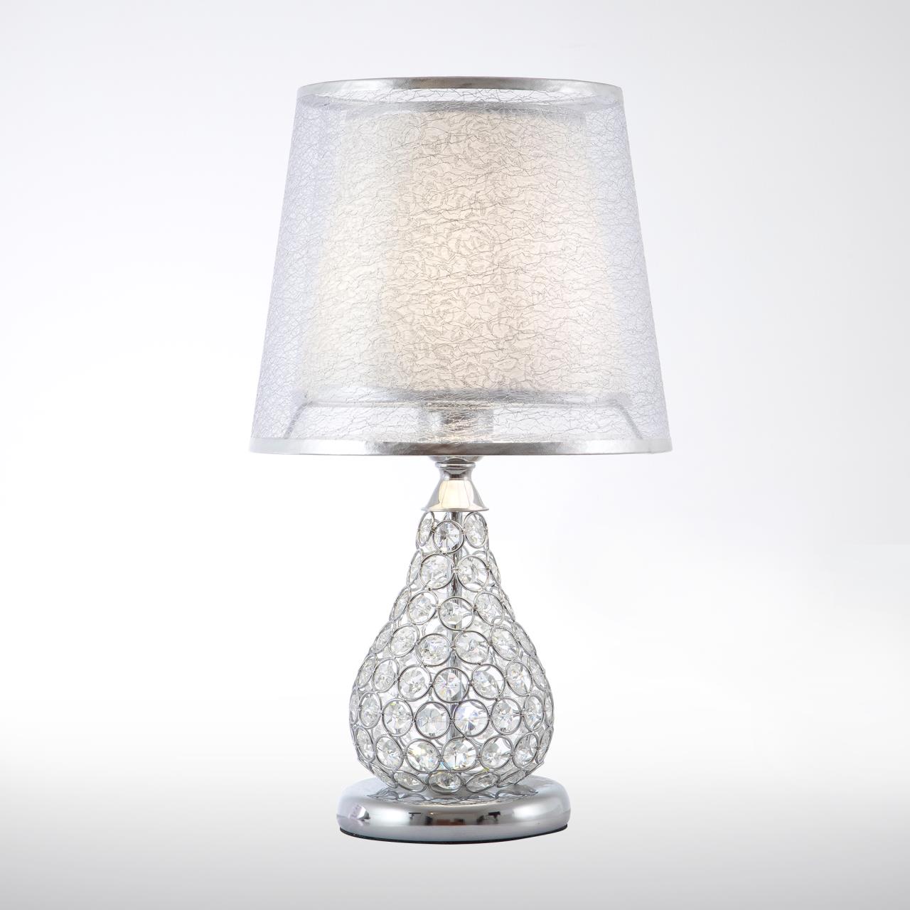 Настольный светильник *25*40 см, Е27 60W, 3300 / 5000К, Хром LED4U L825 CR