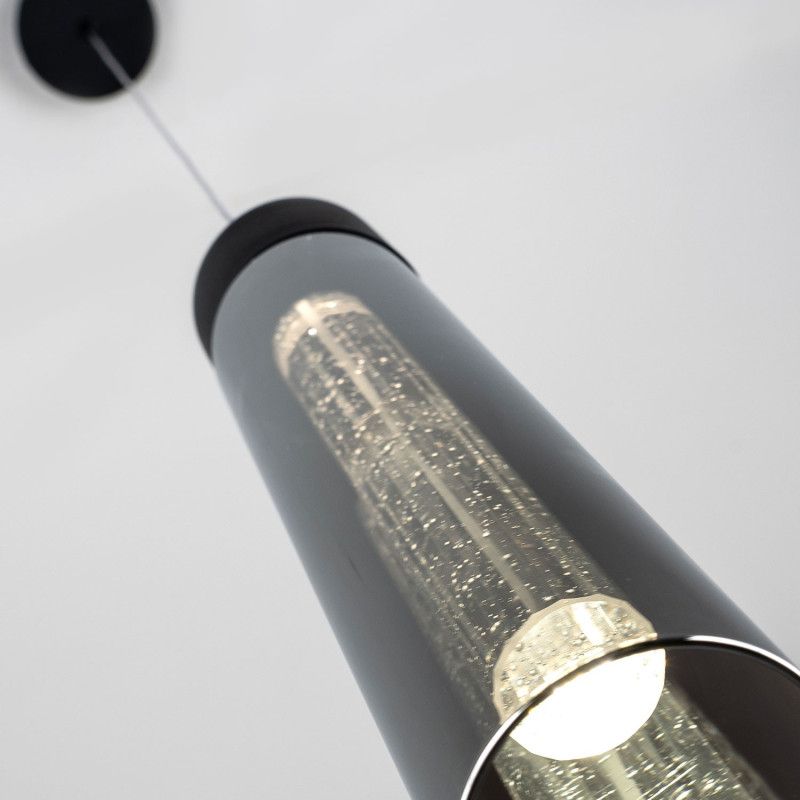 Подвесной светильник 7*9*200 см, LED 5W 4000K MODELUX ML.88943.1 BK черный