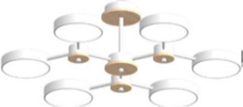 Потолочный cветильник LED4U L3216-730 WH