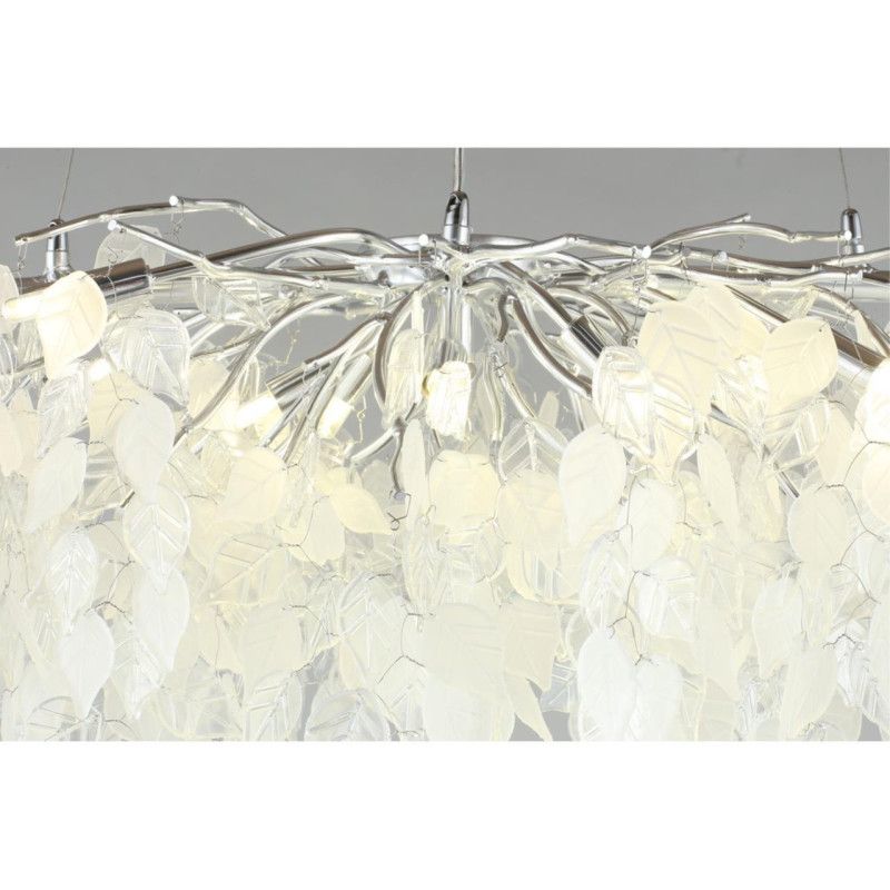 Подвесная люстра 120*60*80-150 см, 13*G9, 5W, Aployt Zhozefina APL.849.33.13, хром