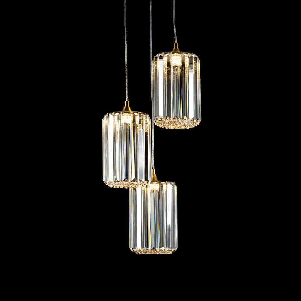 Светильник *22*20 см, LED*29W, 4000K, Modelux  ML.1397.3, Латунь