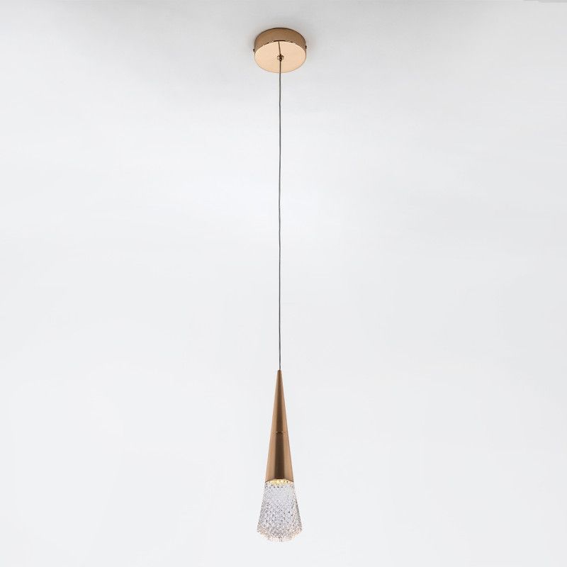 Подвесной светильник 8*8*200 см, LED 3W, 4000K, Золото MODELUX ML.3315.1