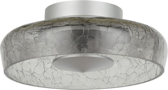 Люстра потолочная 30 см, 15W, 3000K, Stilfort 4046/06/01C, никель