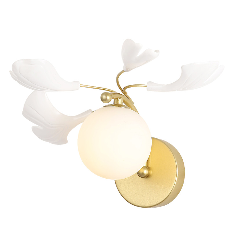 Бра 24 см, Crystal Lux COLIBRI AP1 GOLD, золото