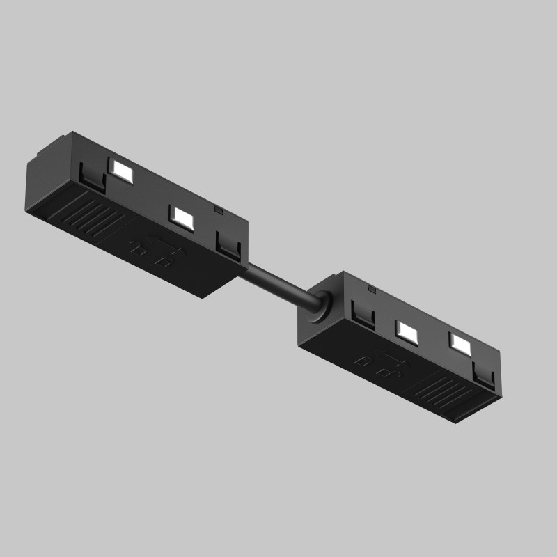 Подвод питания 15,2*1,7*1,9 см, Maytoni Technical Accessories for tracks Exility TRA034CPC-42B-5-1 черный