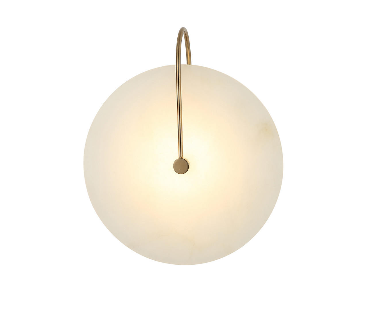 Бра 25 см, 6W, 3000K, Kink Light 08437,36, латунь-мрамор