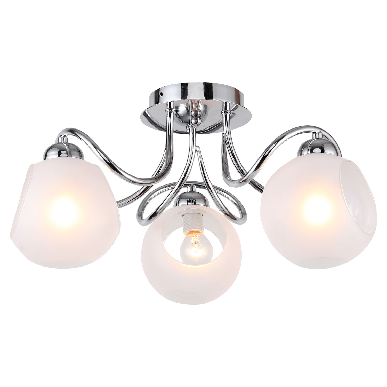 Люстра Lussole Iliamna GRLSP-8139, 48*23 см, хром