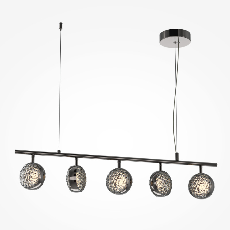 Подвесной светильник 101*16*320 см, LED, 48W, 3000К, Maytoni Mind MOD299PL-L48BC3K черный