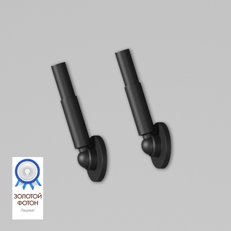 Набор из двух креплений-натяжителей для светильника-троса Denkirs Flex DK7511-BK, черный