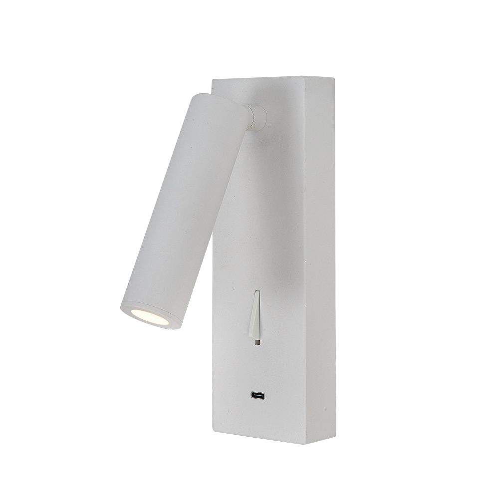 Бра 3*18 см, *LED*3W, 3000K, Mantra Tarifa MAN8984, белый