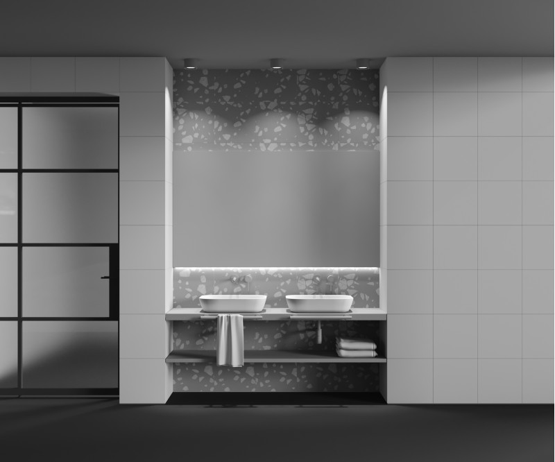 Влагозащищенный светильник 10,5*10,5*7 см, LED, 10W, 3000К, Maytoni Technical Hydra C090CL-10W3K-W белый