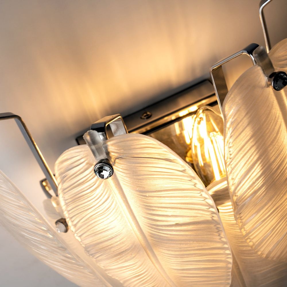 Настенный светильник 27*18 см, 2*Е14 MODELUX ML.20202.02 CR хром