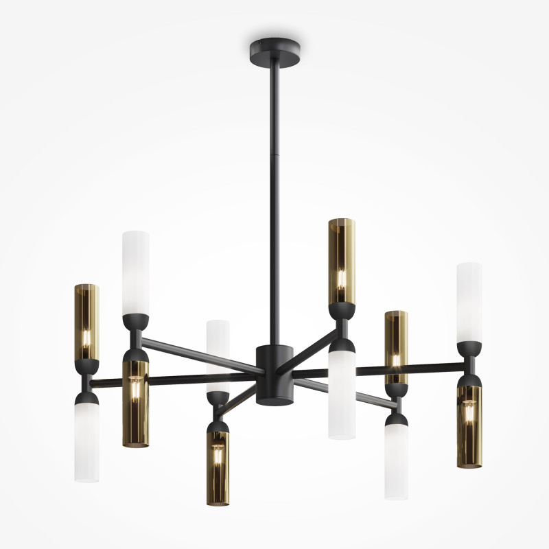 Подвесной светильник 65*51*66 см, 12 G9*28W Memory MOD177PL-12G Maytoni, Черный