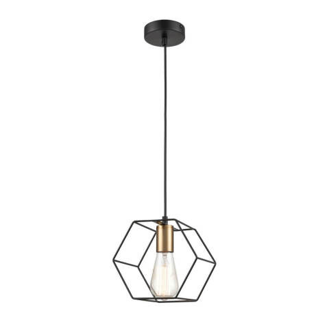 Подвесной светильник  20*149 см, 1*E27 черный, золото Vele Luce Luca VL6232P01