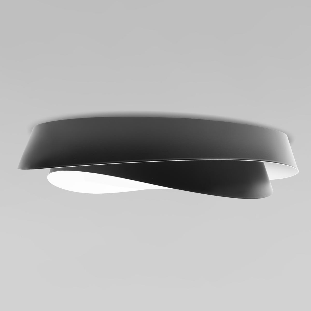 Потолочный светильник 48*10 см, 1*LED*30W 4000K LOFT IT Petale 10256 Black черный