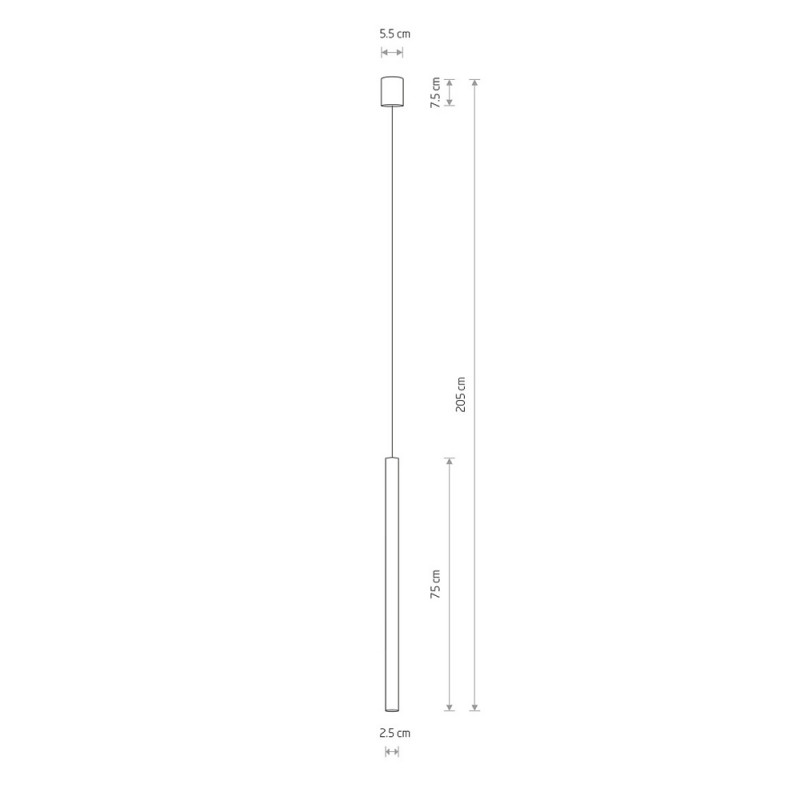 Подвесной светильник 5,5*200,5 см, 1*G9, 10W, Nowodvorski Laser 750 10450, золотой