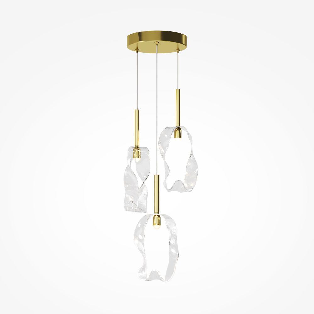 Подвесной светильник *20*49,8-339,8 см, *LED*7W, Maytoni Shiori MOD524PL-L8BSK, Латунь
