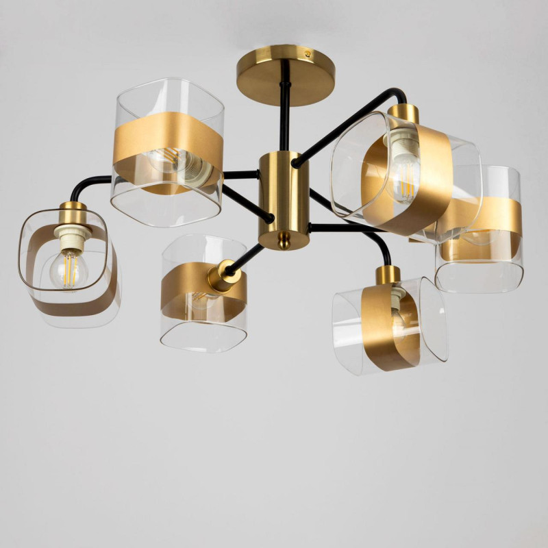 Люстра 55 см Citilux Бертон CL140161 бронза/черный