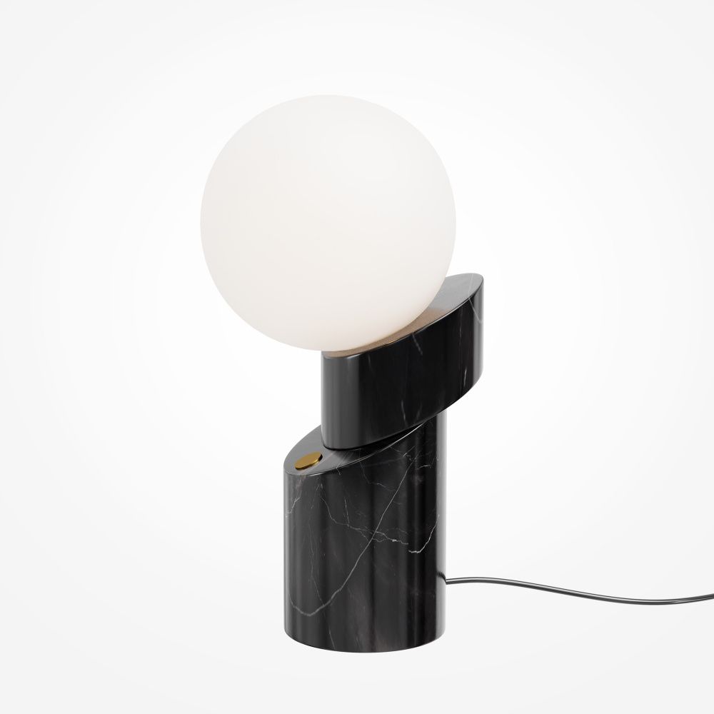 Настольная лампа 17,6*17,6*-32,4 см, *LED*3W, 3000K, Maytoni Divario MOD468TL-L3B3K, Черный