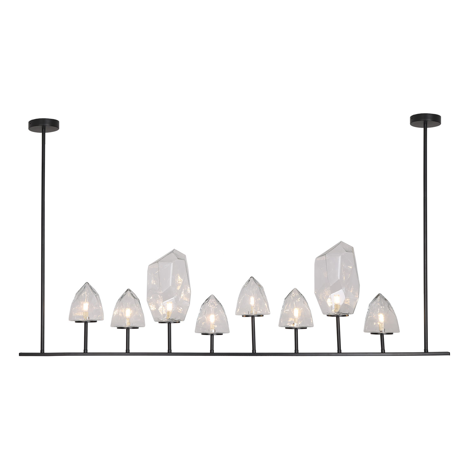 Линейно-подвесной светильник Lussole LSP-8849, 140*30 см, черный