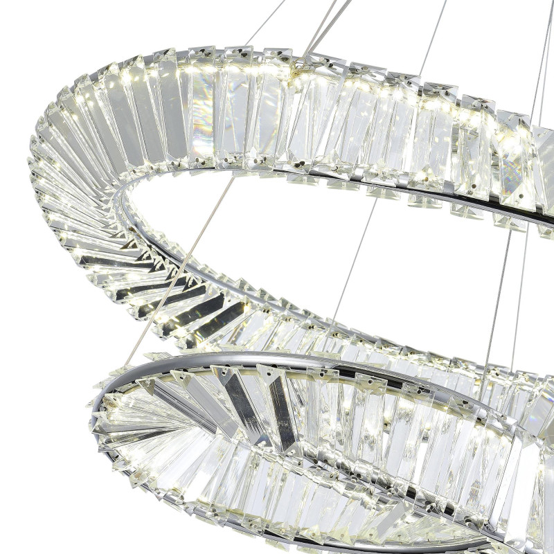 Светильник подвесной 60*200 см, LED*1*52W, 4000K, St Luce Ritorto SL6204.101.02, Хром