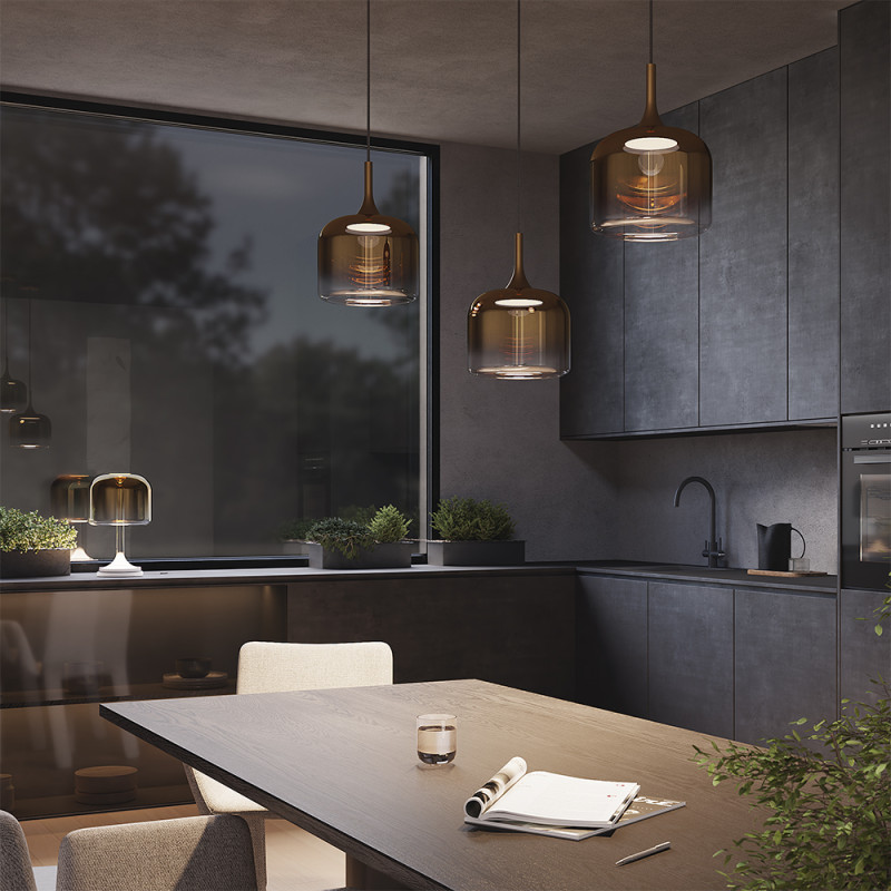 Настольный светильник 26*42 см, LED 18W 3000K Maytoni Modern Spirito MOD286TL-L18G3K золото