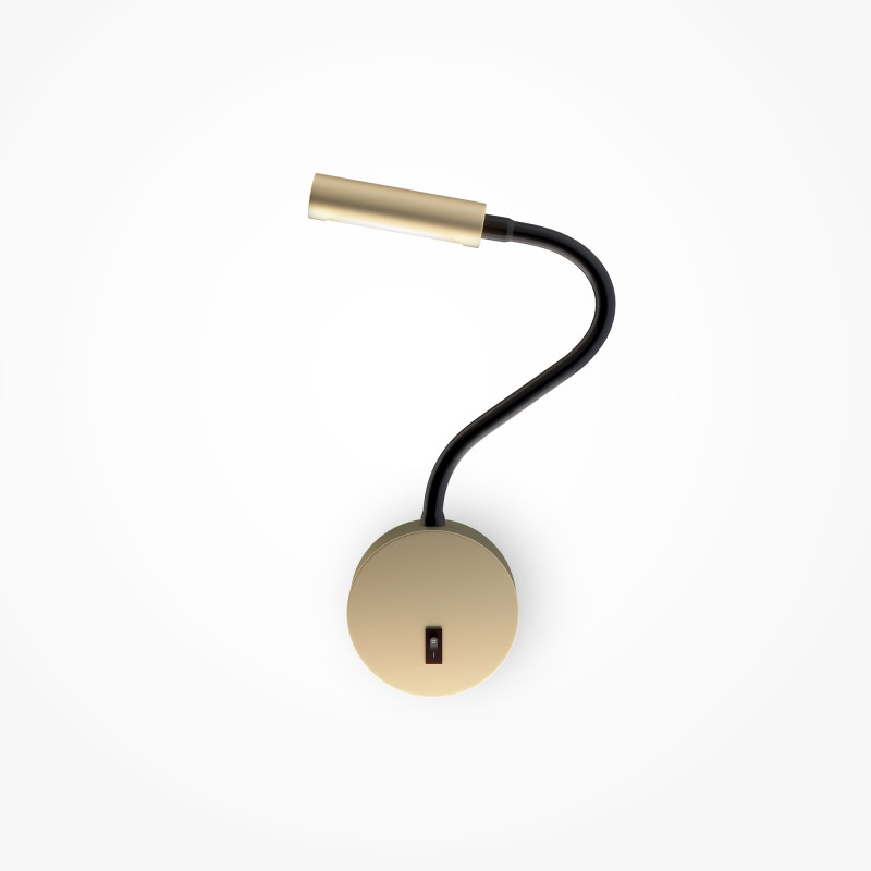 Настенное светодиодное бра Maytoni Stem C035WL-L3MG3K, 3W LED, 3000K, матовое золото