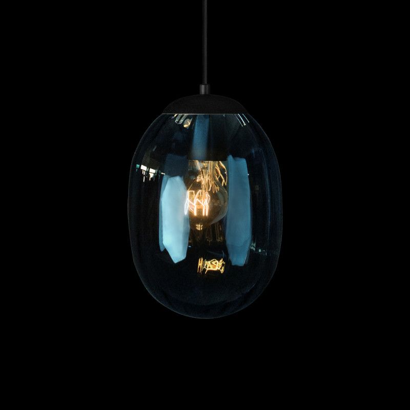 Подвесной светильник *18*-27,5 см, 1*E27*40W, LOFT IT Bubble 10427 Blue, черный