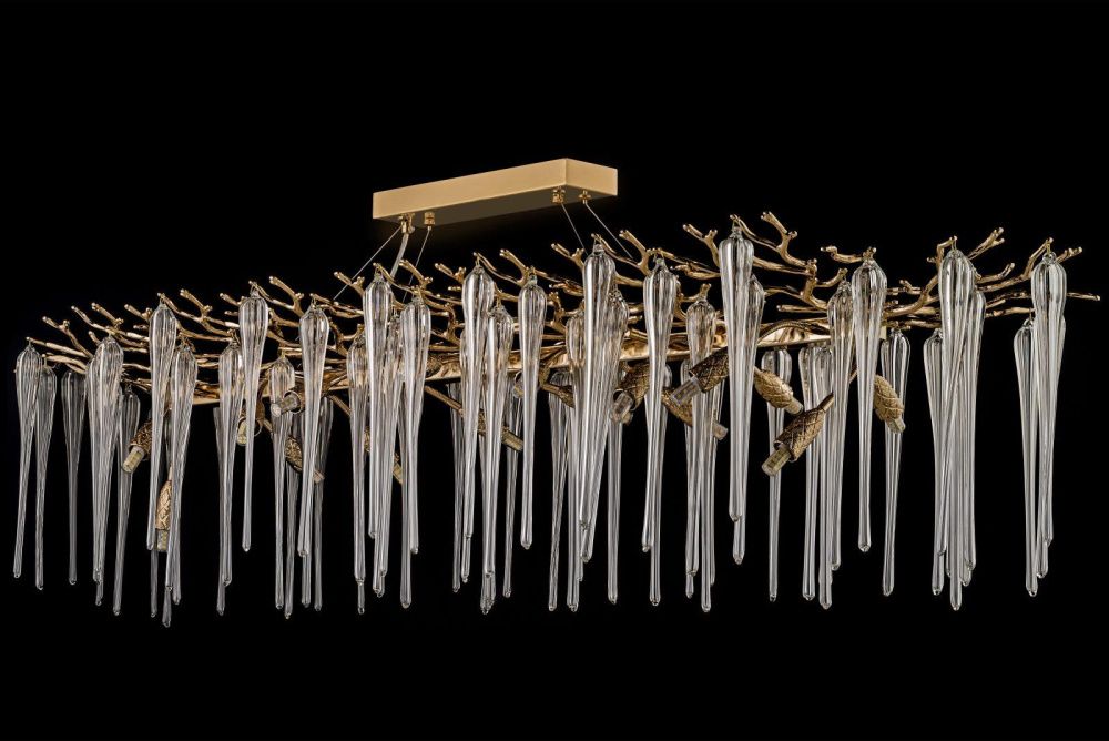 Люстра подвесная ** см, 16*G9*40W, Dio D`arte Tavenna Gold Tavenna H 1.5.150x48.101 G, золотой