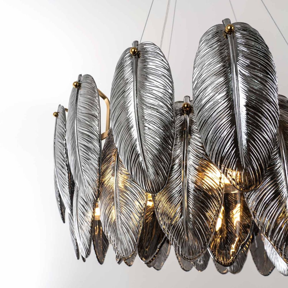 Подвесная люстра 58*35/110 см, 8*Е14 MODELUX ML.20202.8 BS латунь