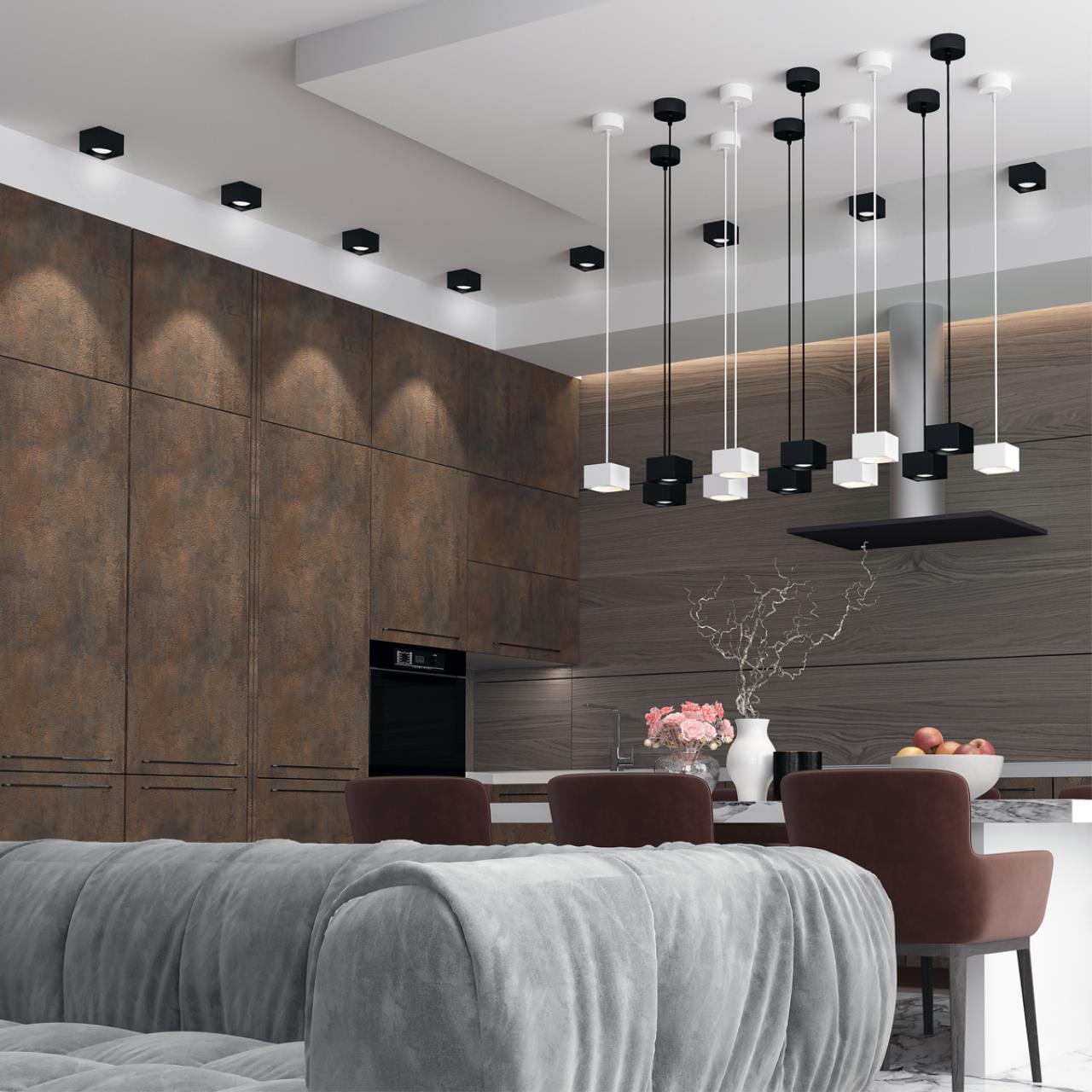 Светильник 9,7*9,7 см, LED 12W, 4000K Novotech OVER NT21 000 PATERA 358654