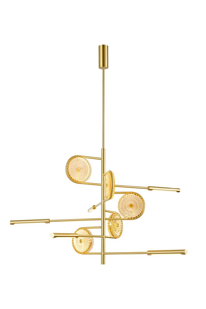 Люстра Ø1090 x H1865 мм, LED 36W NewRgy GOLD (Золото) 9446AP/5 GOLD